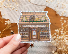 Load image into Gallery viewer, Holographic Glitter Bookstore Sticker
