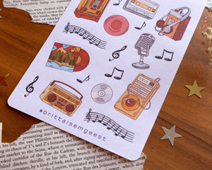 Music Sticker sheet