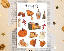 Load image into Gallery viewer, Autumn Sticker sheet

