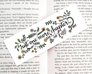 'Just One More Chapter' Bookmark