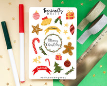 Load image into Gallery viewer, Christmas Sticker sheet
