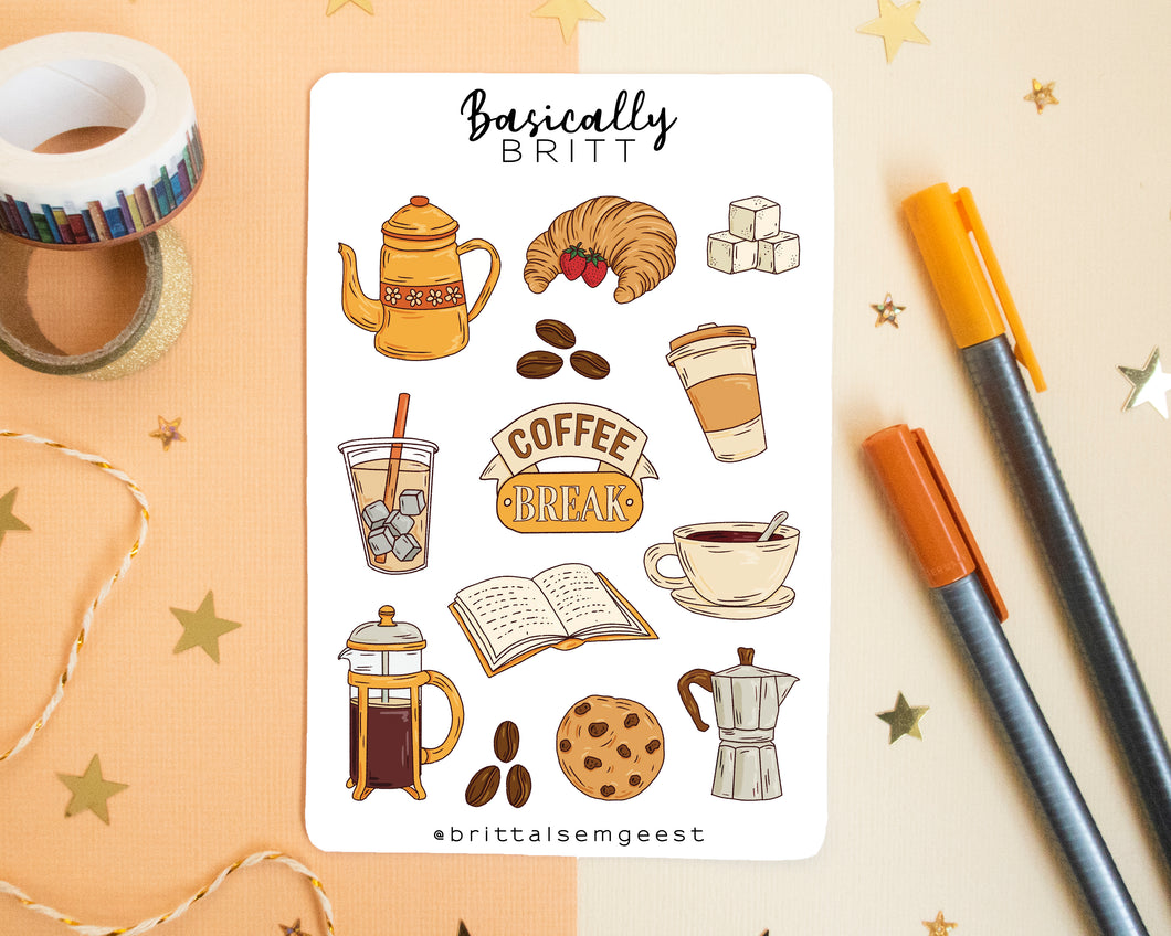 Coffee Break Sticker sheet