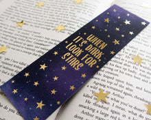 Afbeelding in Gallery-weergave laden, Set of 2 Galaxy Gold Foil Bookmarks
