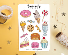 Load image into Gallery viewer, Desserts Sticker sheet
