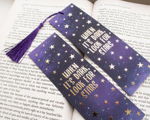 Afbeelding in Gallery-weergave laden, Galaxy Quote Gold Foil Bookmark

