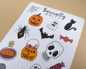 Halloween Sticker sheet