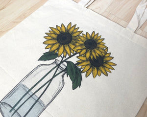 Sunflower Tote Bag - Fairtrade