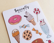 Load image into Gallery viewer, Desserts Sticker sheet
