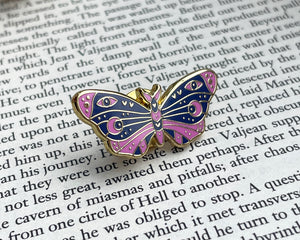 Purple Butterfly Enamel Pin