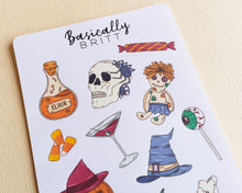 Load image into Gallery viewer, Halloween Sticker sheet
