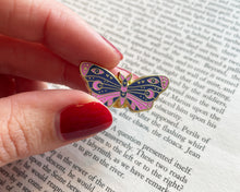 Load image into Gallery viewer, Purple Butterfly Enamel Pin
