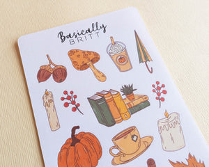 Autumn Sticker sheet