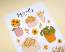 Load image into Gallery viewer, Flowers Sticker sheet
