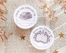 Load image into Gallery viewer, Set of 2 Ex Libris Stickers
