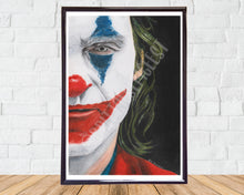 Afbeelding in Gallery-weergave laden, Joker Pencil Drawing Print A4
